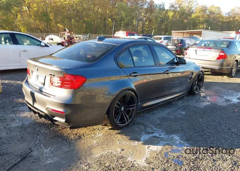 2015 BMW M3 z USA, uszkodzony, nr VIN WBS3C9C52FP803062